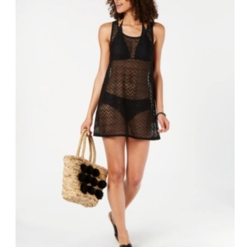 Miken

Juniors' Crocheted Cover-Up Dress

M